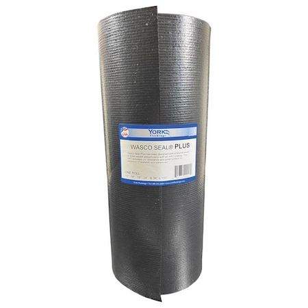 Tinkertools 12 in. x 150 ft. Wasco Seal Polyethylene Flashing, Black TI3313764